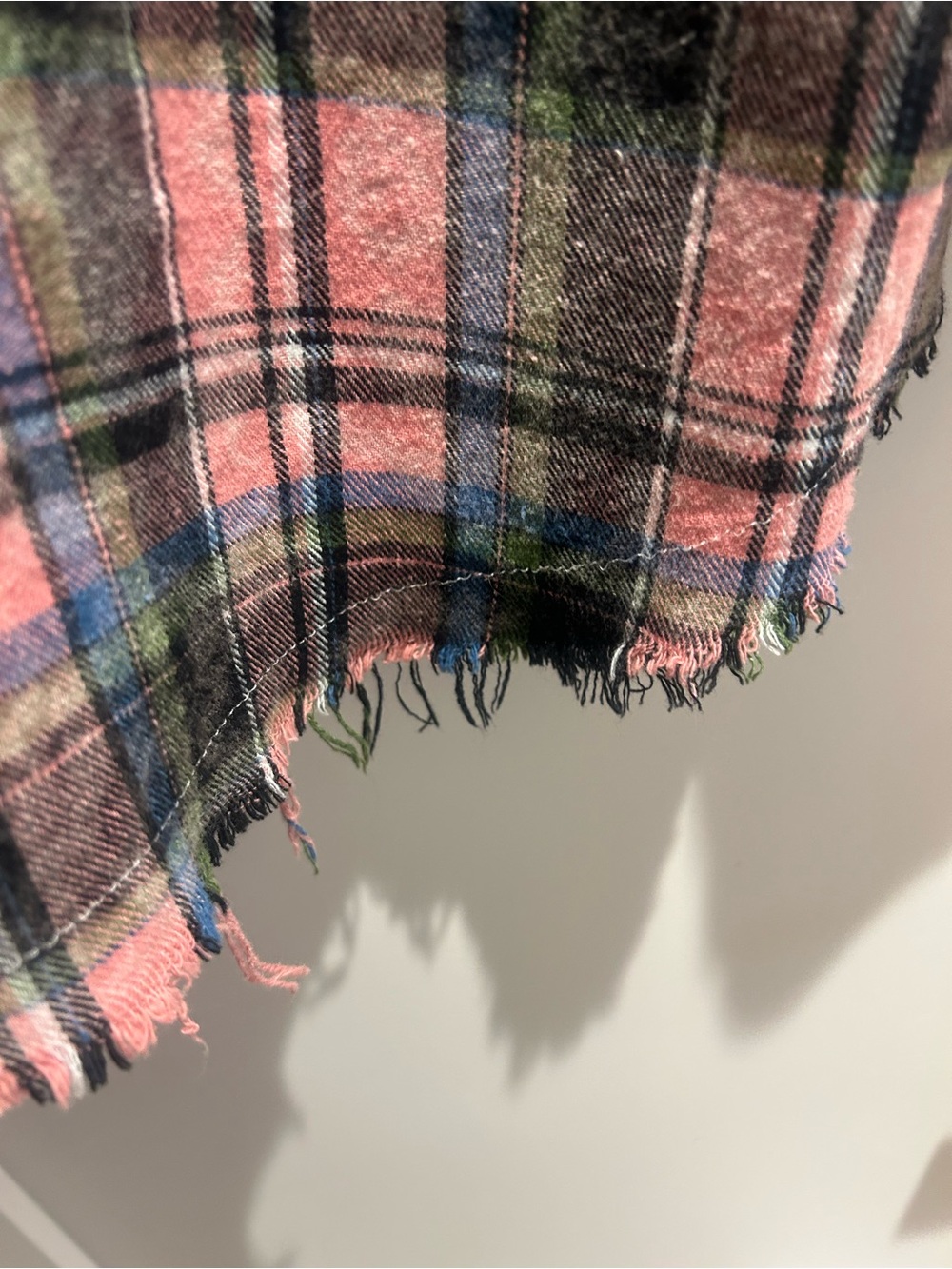 Pink Plaid Utility Shacket - Picture 4 of 5